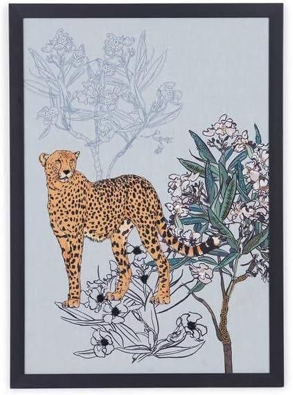 PAN Home Leopard Printed Canvas Wall Art 50x70cm-Green