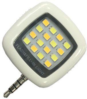 Mobile phone camera LED flash light for Better Photographing on Mobile Phones and Pads, White