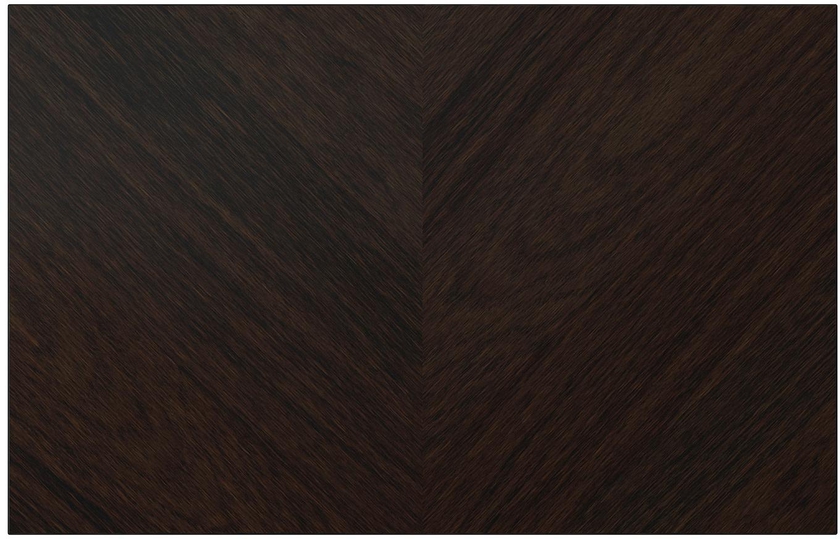 HEDEVIKEN Door/drawer front - dark brown stained oak veneer 60x38 cm