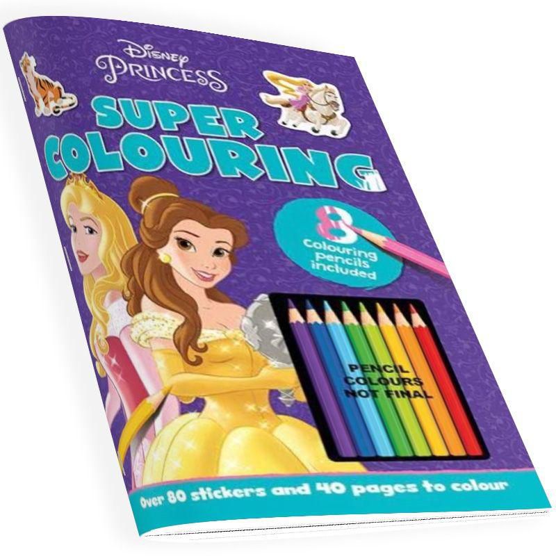 Princess Super Coloring Book 