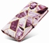 Generic Phone Case for iPhone 12 Pro Leather Flip Wallet Marbling Card Slot Cover Magnetic Phone Bag Purple