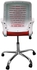Sarcomisr Medical Office Chair - Red Mesh - White