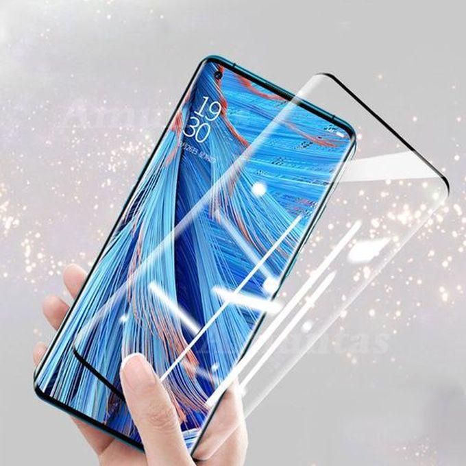 Full curved Glass Screen Protector For Oppo Find X3 - BLACK