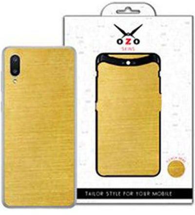 Luxury Skin Metalic Gold Carbon Skin For Samsung Galaxy A02 Gold