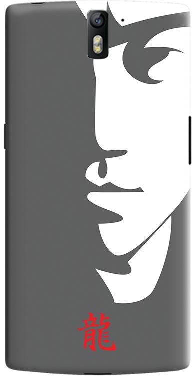 Stylizedd OnePlus One Slim Snap Case Cover Matte Finish - Tibute - Bruce Lee Grey