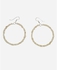 ZISKA Glass Beaded Earrings – White
