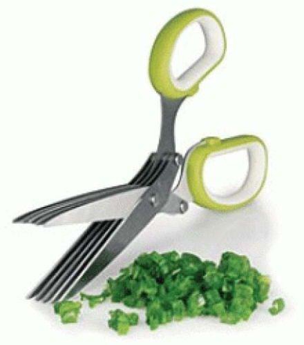 Generic Kitchen Stainless Steel 5 Blade Herb Scissors