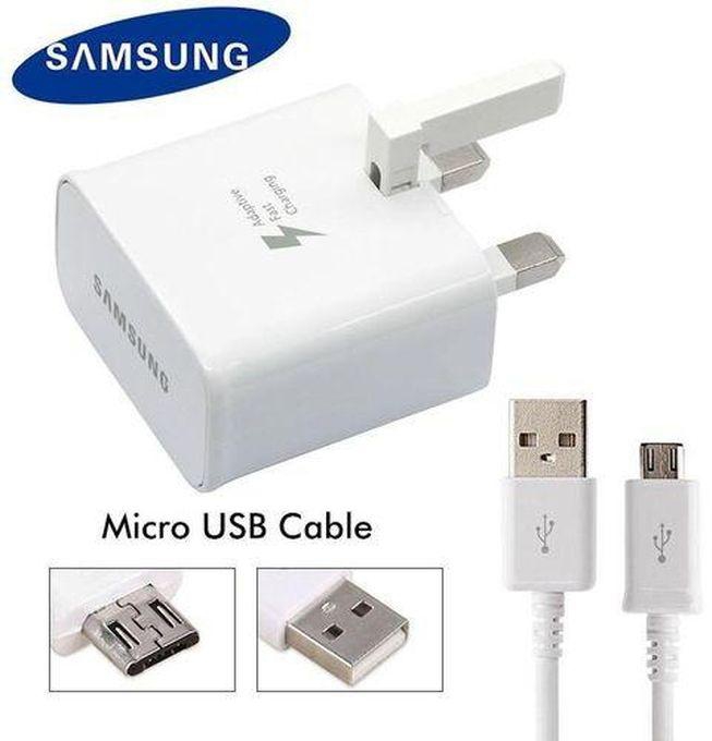Samsung Travel Adapter MICRO USB Charger(HEADER) PLUS Free OFIA Earphones