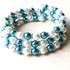 Bracelet Lady's Accessories Hand Made Color White/blue