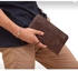 Kan garoo Hand Leather Wallet Imported Kangaroo Leather Wallet - Black