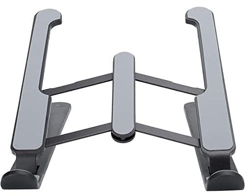 Folding Plastic Laptop Stand with 6 Height Adjustable Angled