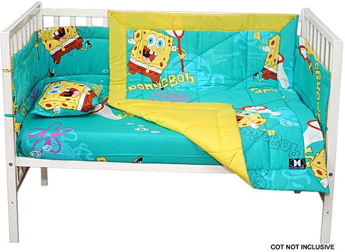 Creativequilts 7pcs Baby Cot Bedding Set Spongebob Price From