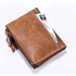 06Vintage Style Purse Leather Wallet Men Hasp Wallet Fashion Male Short Wallets Card Holder Bag Money Wallet