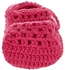 Smurfs - Baby Crochet Shoes - FUSchia - 3-6 M