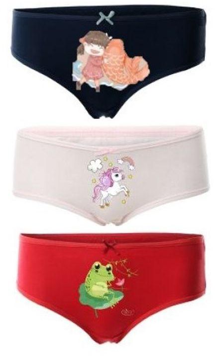 Mesery 3 Pieces Of Printed Underwear For Girls