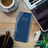 IMIRST Case for Galaxy A53 5G Case Mirror Design Clear View Plating Flip Case with Kickstand Shockproof Full Body Protective Cover for Samsung Galaxy A53 5G PU Mirror:Blue QH