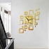 Creative Fashion 3D Wall Clock Mirror Wall Stickers DIY