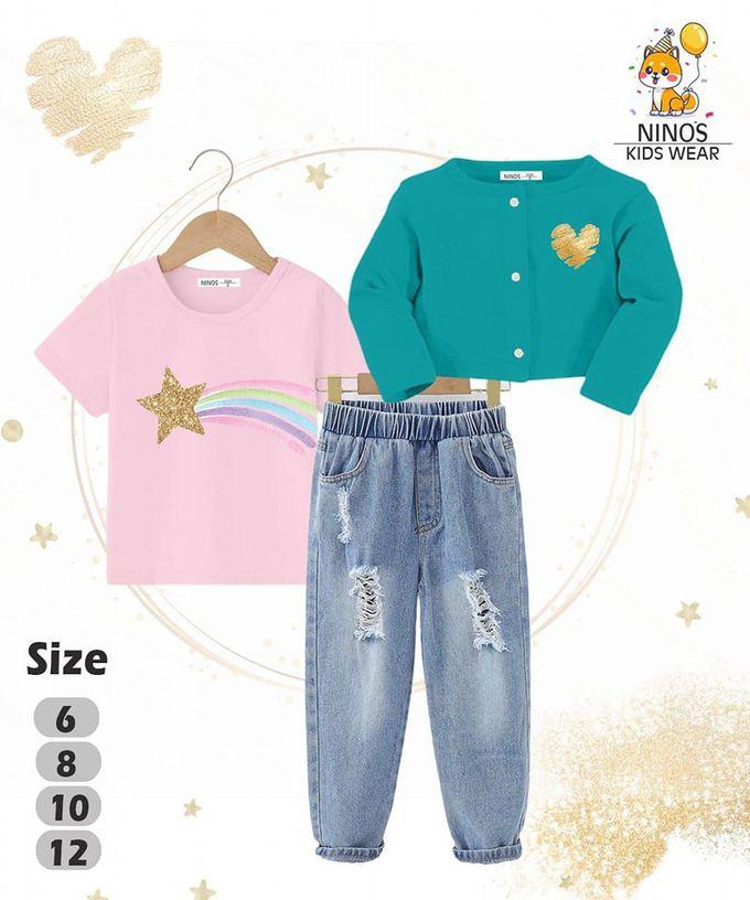 Girls Outfit Set - 3 Pieces