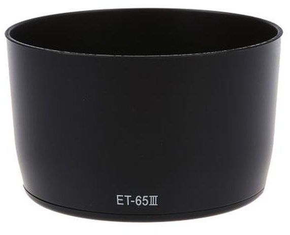 ET-65III Camera Lens Hood Black For Canon EF 85mm 100mm
