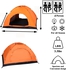 GO2CAMPS Camping Tent 4 Person, Instant Automatic 1 Minute Pop Up Dome Tent,Portable Windproof Lightweight for Family Backpacking Hunting Hiking Outdoor Beach Tent and Picnic Tent (Multicolors)