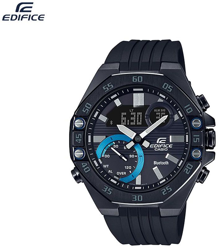 Casio Edifice Analog Digital Watch - ECB-10PB (Black)