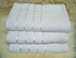 Plain white cotton medium bathing towel