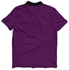 Fashion Plain Purple -Black Collar Cotton Polo Shirt