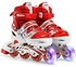 Skateboard Trim Adjustable Outdoor Skate Shoes for Kids Boys Girls (COLOR BLUE - SIZE 38-41 US)