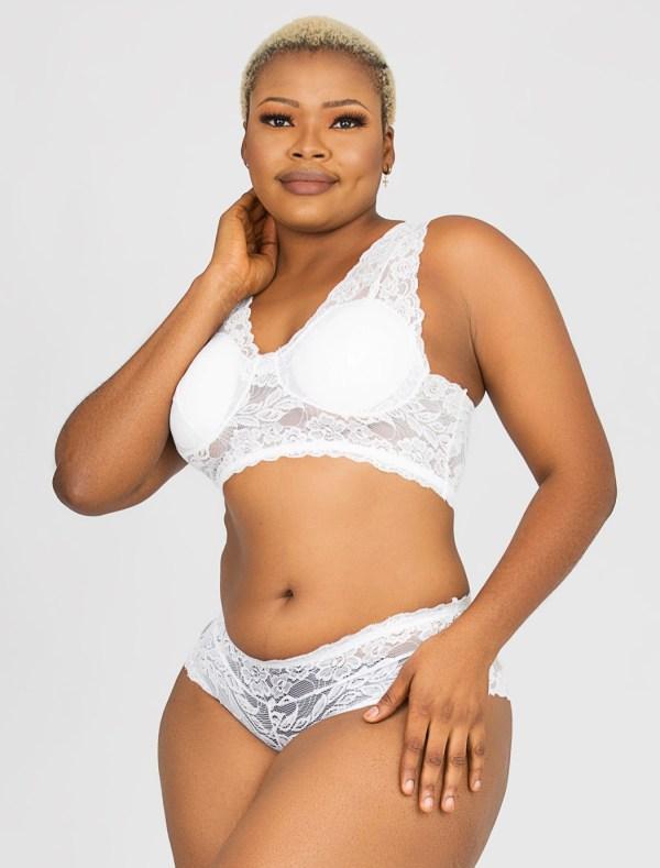 Braza Cups ‘N Lace  Bralette And Boyshort Set