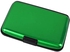 RFID BLOCKING Aluminium Business ID Credit Card Wallet Holder Waterproof Aluminum Metal Pocket Case Box Holder Green-QB78-36558_ with two years guarantee of satisfaction and quality