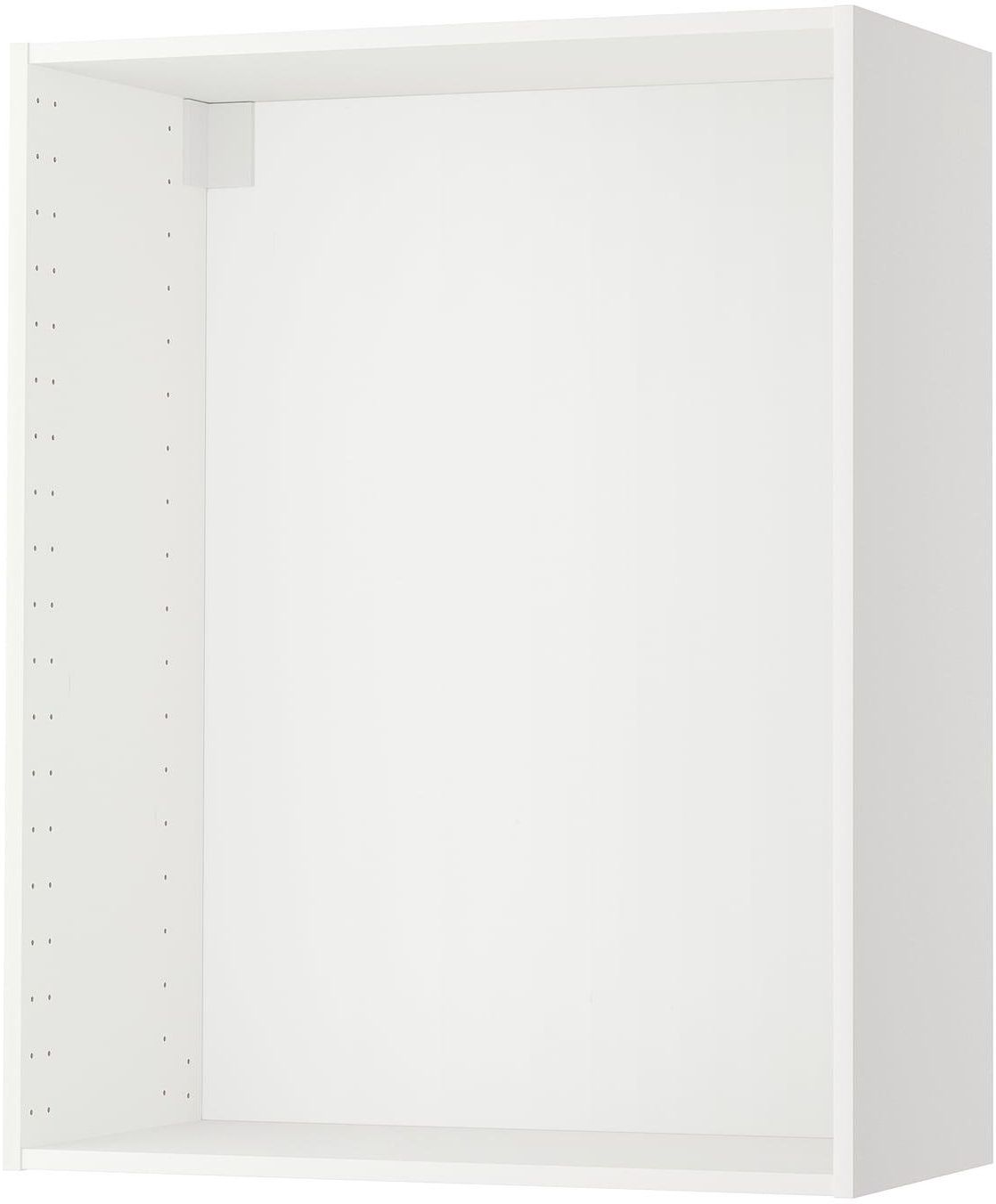 METOD اطار خزانة حائط - أبيض ‎80x37x100 سم‏