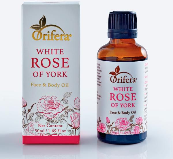 Orifera White Rose of York Face and Body Oil