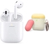 Joyroom T03S Earbuds Supports All Devices, Wireless + Elago Duo Hang Case for Airpods - Body-Night Glow Gold Pearl/Top-Yellow,Italian Rose