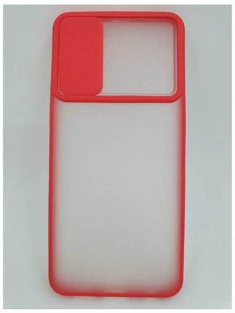 Oppo Reno 4 Shockproof Push Pull Camera Protection Case Red