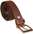 Regular Leather Belt For Men - Brown