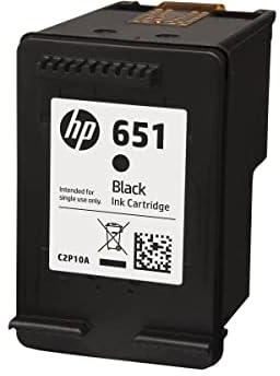 خرطوشة HP 651‏ حبرية أصلية سوداء Ink Advantage [ C2P10AE ]