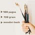 A4 size Sketch Book, Top Spiral Bound Sketch Pad, 1 Pack 100-pages (130gsm), Acid Free Art Sketchbook Artistic Drawing Painting Writing Paper for Kids Adults Beginners Artists