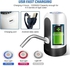 Home Brand 5 Gallon Water Bottle Pump, USB Charging Portable Electric Water Pump for for for 2-5 Gallon Jugs USB Charging Portable Water Dispenser for Office, Home, Camping, Kitchen and etc,white