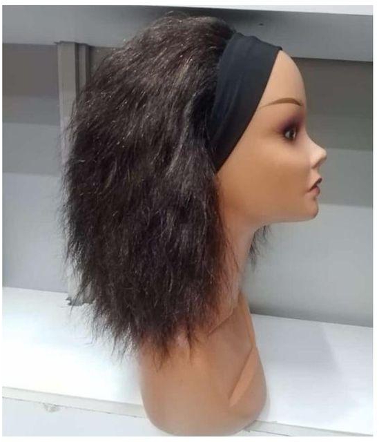 Fashion Kinky Straight Semi Human Hair