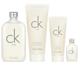 Calvin Klein Ck One Unisex Set Edt 200ml + Edt 15ml + Bl 200ml + Bw 100ml (New Pack)