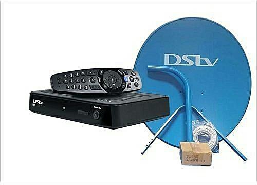 Dstv Full KIT - HD Decoder 5s - Black + Dish+ 1 month FREE compact subscription