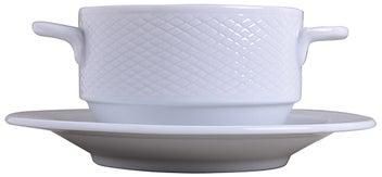 Binaural Cup And Saucer White