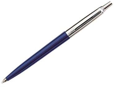قلم حبر جوتير برأس كروي مصنوع من الستانلس ستيل أزرق / فضي