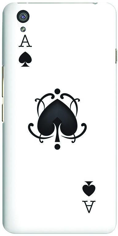 Stylizedd OnePlus X Slim Snap Case Cover Matte Finish - Ace of Spades