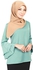 Kime Muslimah Dreamy Frill Long Sleeve Blouse B18673 - 3 S (3 Colors)
