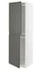 METOD High cabinet for fridge/freezer, white/Lerhyttan black stained, 60x60x200 cm - IKEA
