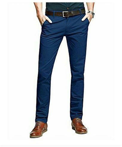 Quality Men's Chinos Trouser- Navyblue