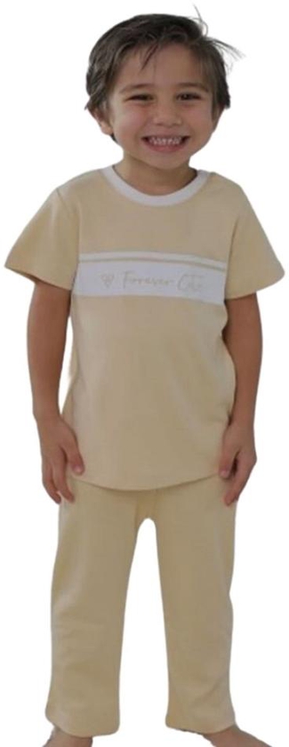 Forever Cute Track Suit 2 3yrs - Peach - Babystore.ae