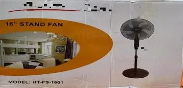 ( BUY ONE GET ONE FREE)PREMIER STAND FAN 16 ROUND BASE 5 BLADES HT-FS-16001
