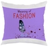 Meaning Of Fashion Printed Cushion Cover Purple/White/Red 40 x 40centimeter